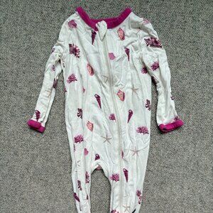 Kyte Baby Zipper Romper - Seashells (6-12)